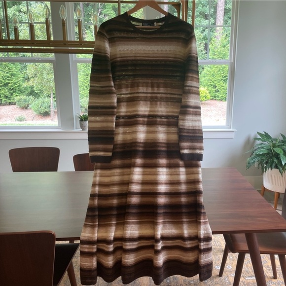 Polo Ralph Lauren Striped Wool-Blend Jumper Dress XXL - Picture 5 of 12